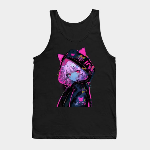 Shinjuku cat girl Tank Top by MikeyMeta